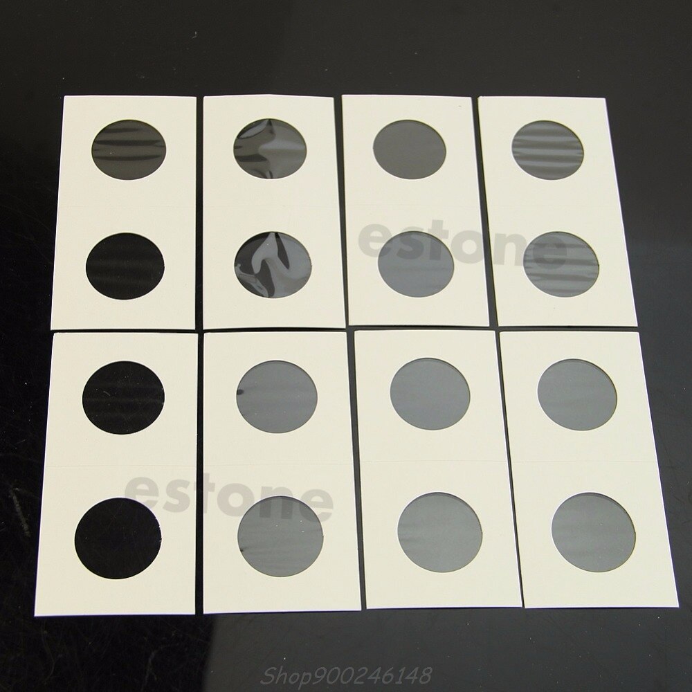 50pcs 17.5/ 20.5/ 23/ 25/ 26.5/ 27.5/ 29/ 31.5/ 33/ 35/ 37/ 40mm 2"x2" Staple Stamp Square Coin Holders Cover Case Jy28 20
