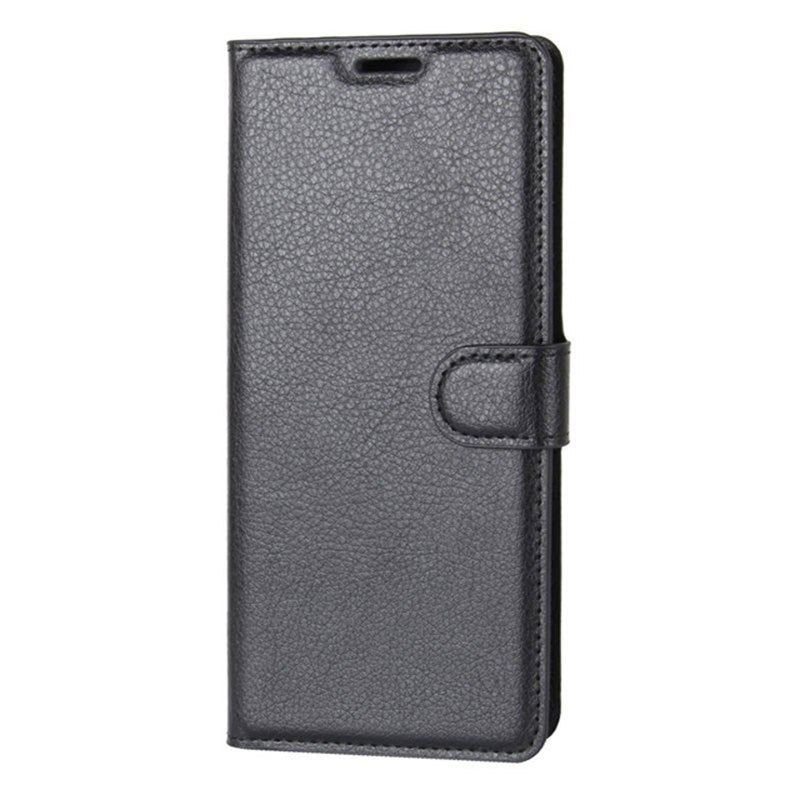 Flip Oppo A7 Luxe Portemonnee Van Kunstmatige Leather Cover Voor Mobiele Telefoon Voor Oppo Ax7 Cph1901 Cph 1901 Oppoax7 Ax 7 A7 Case: OPPO AX7 / Black