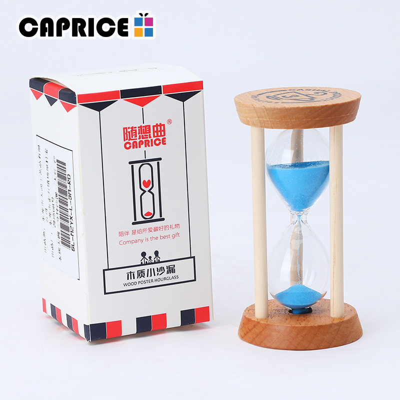 Home Decoratie Accessoires Zandloper 3 Minuten Zand Klok Horloge Glas Hout Mini 5 Minuut Douche Timer Trouwbedankjes SL-MZYX