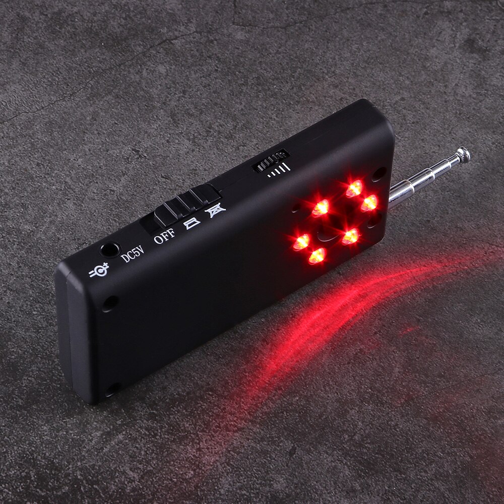 Full Range AntiSpy Bug Detector CC308 + Mini Draadloze Camera
