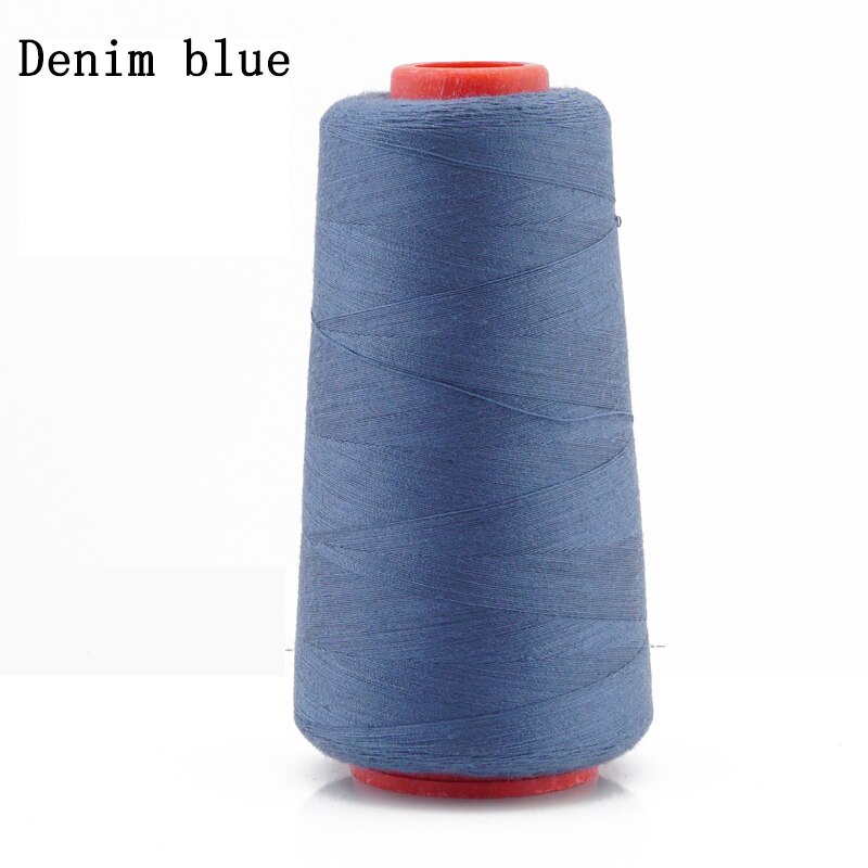 3000 Yards Polyester Sewing Machine Line 402 Pagoda Line Fine Line High Speed Flat Sewing Machine Line: Cowboy blue