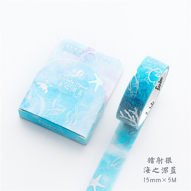 Verschiedene Blumenfolien-Washi-Band zum Selbermachen, dekoratives Maskierung-Klebeband für Scrapbooking und Telefondekoration: Gelb