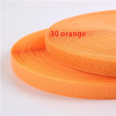 2cm * 1M Magic Tape Adhesive Verschluss DIY Polyester Nylon Haken Schleife Band Verschluss Nähen Zubehör Klittenband Keine kleber: 30 orange