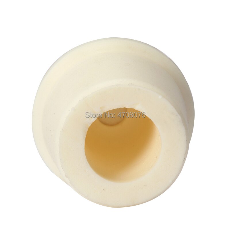 Conical flask silicone stopper with sand core Bottle rubber cover Perforated stopper bung Closing plug Sealed lid cap 24-60mm