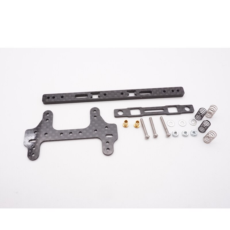 1.5mm 3mm carbon fiber front rear sliding single double springs set for MS MA AR VS S2 chassis self-made tamiya mini 4wd part: Light Green