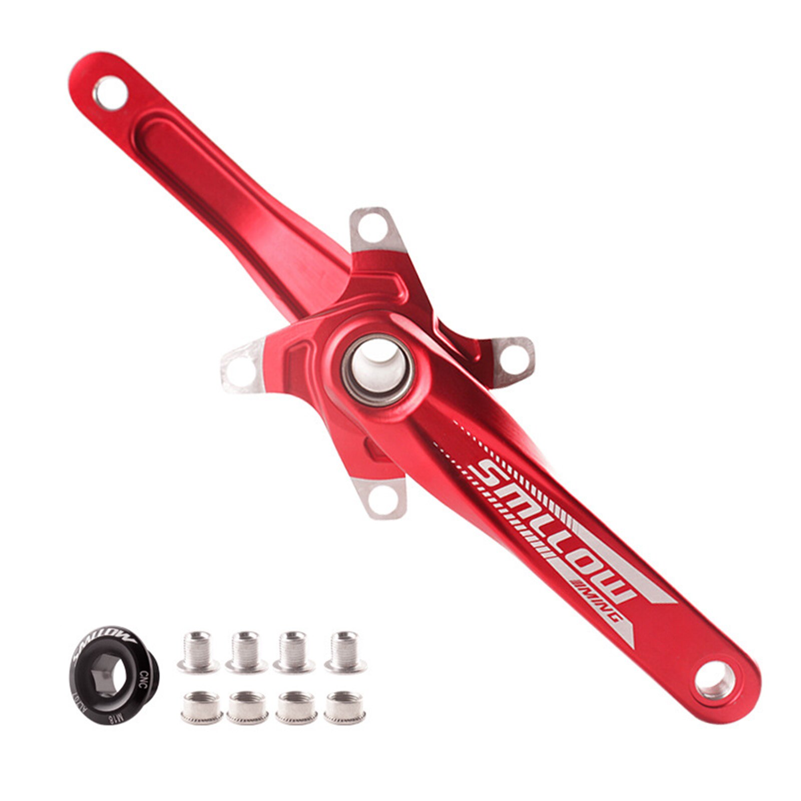 Universal MTB Bike Crankset Aluminum Alloy 104 BCD Bicycle Crankset Road Bike Crank Bicycle Part Accessories 152mm 165mm