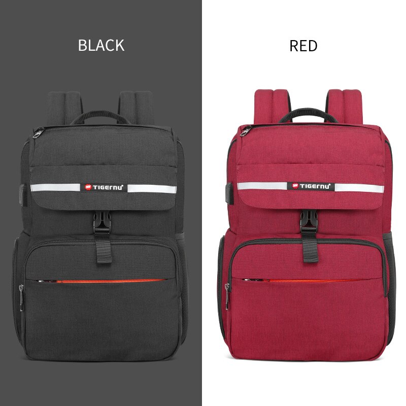 Tigernu-mochilas ligeras para ordenador portátil antirrobo para hombre y mujer, morrales escolares para adolescentes, niñas y niños