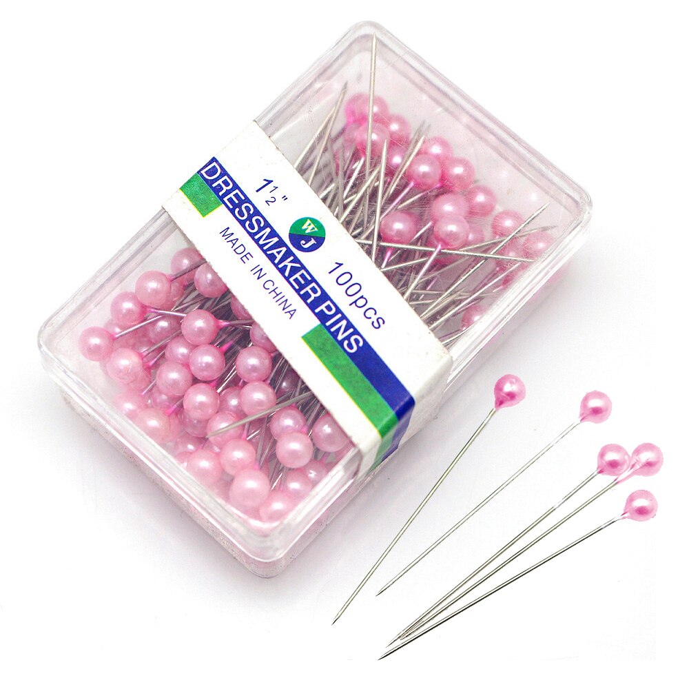 Epingles tête perle dorée - Epingles