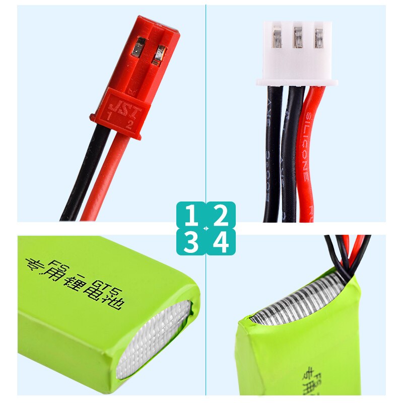 7.4v 1500mah 2S RC Lipo Batterij Past voor Flysky FS-GT5 2.4G 6CH Zender voor RC Auto boot Afstandsbediening