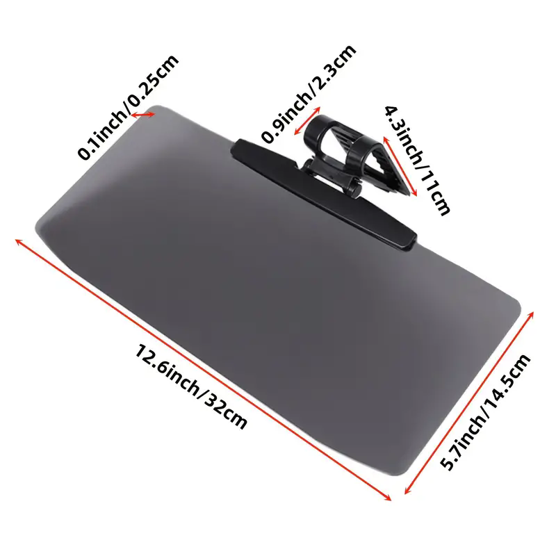 Een in de auto gemonteerde anti-glare spiegel, anti-UV sterk licht voertuigzonnescherm