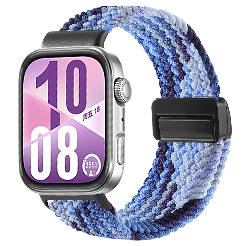 Band for HUAWEI watch fit 4 Pro/fit 3/4 smartwatch wrist replacement belt magnetic braided bracelet correa HUAWEI fit 4 Straps: XXL / Red