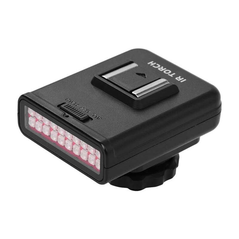 AM05-ORDRO LN-3 Studio IR LED Light USB Rechargeable Infrared Night Vision Infrared Illuminator for DSLR Camera Photography Ligh