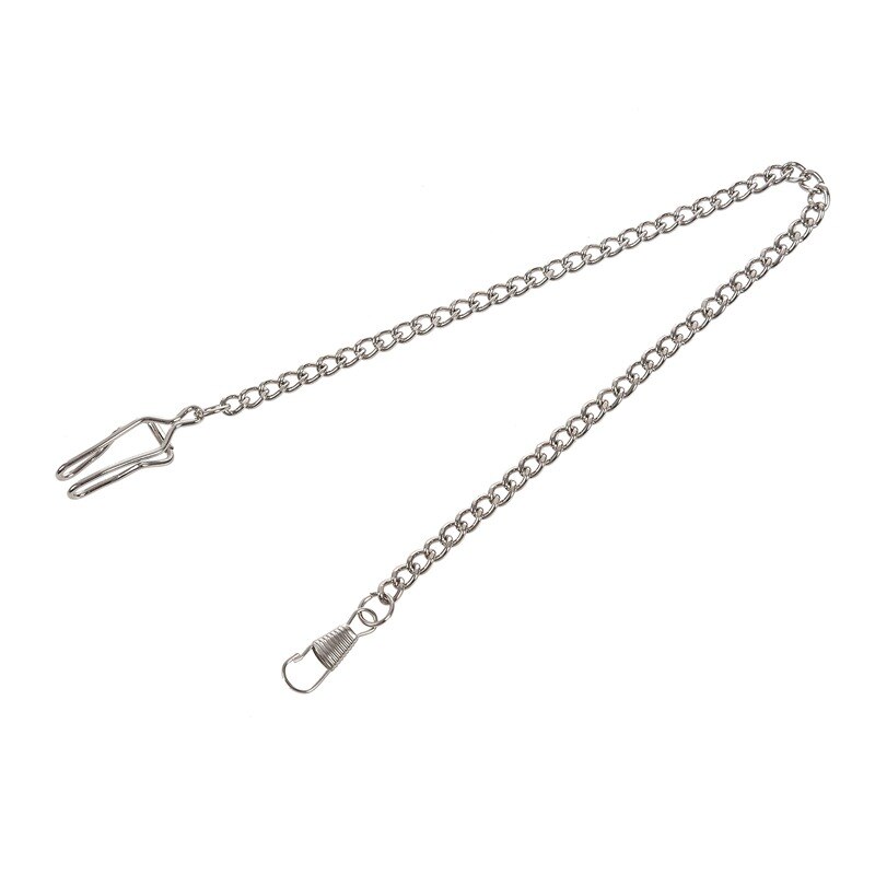 Retro Antique Vintage Pocket Watch Chain Silver