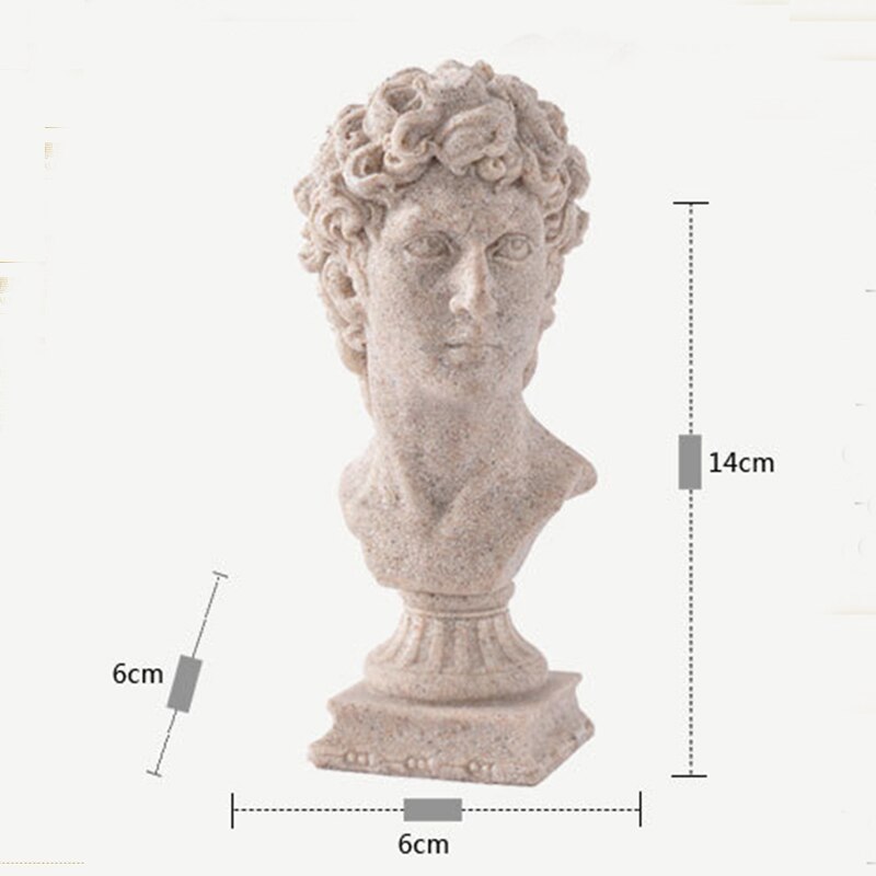 Statue David écrasé Par Glace - Décoration Bureau Originale Et Porte-Clés Décalé