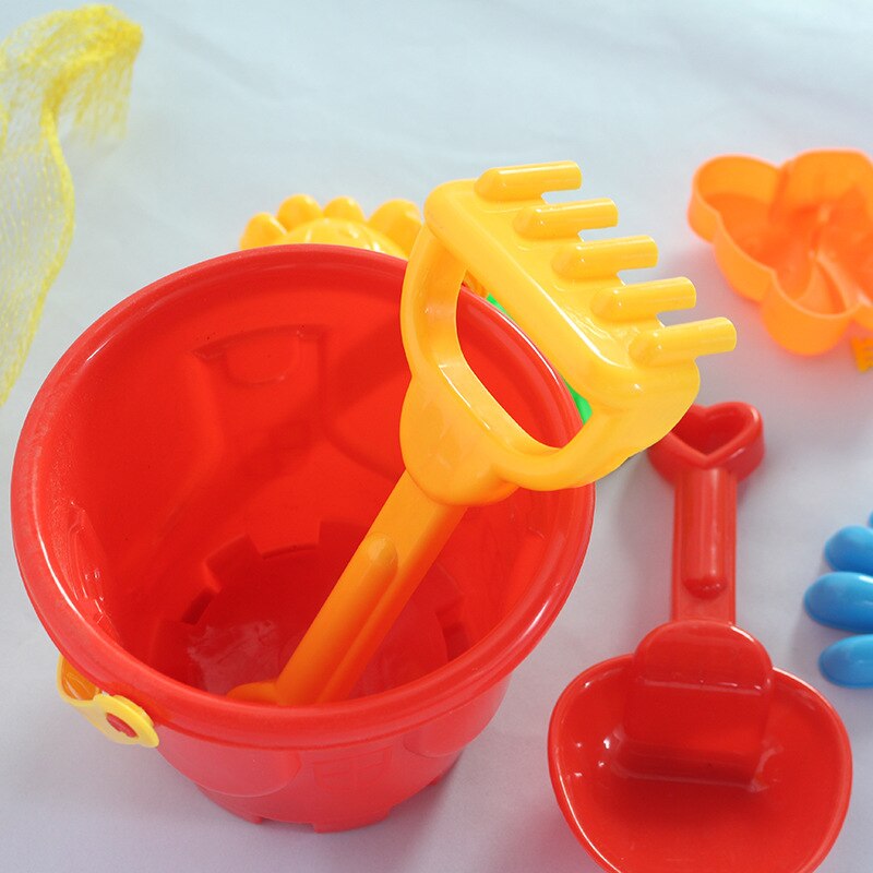 Grote Maat 7-stuks Tool Set Emmer Kinderen strand Zand Spel Speelgoed Outdoor play