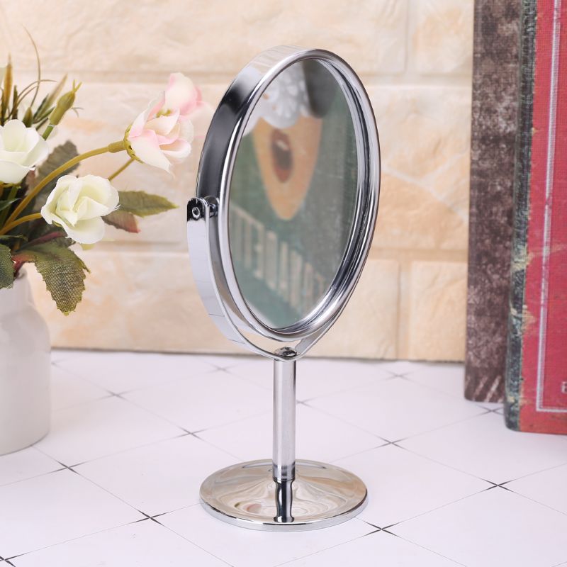 Beauty Makeup Cosmetic Mirror Double-Sided Normal Stand Mirror