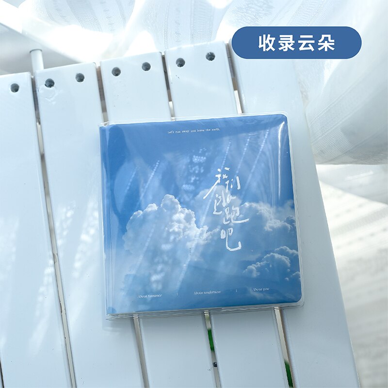 Yoofun-Cuaderno cuadrado con tapa de PVC para estudiantes, cuaderno , sencillo, diario, planificación diaria, lista de tareas, escuela, 120 hojas: f