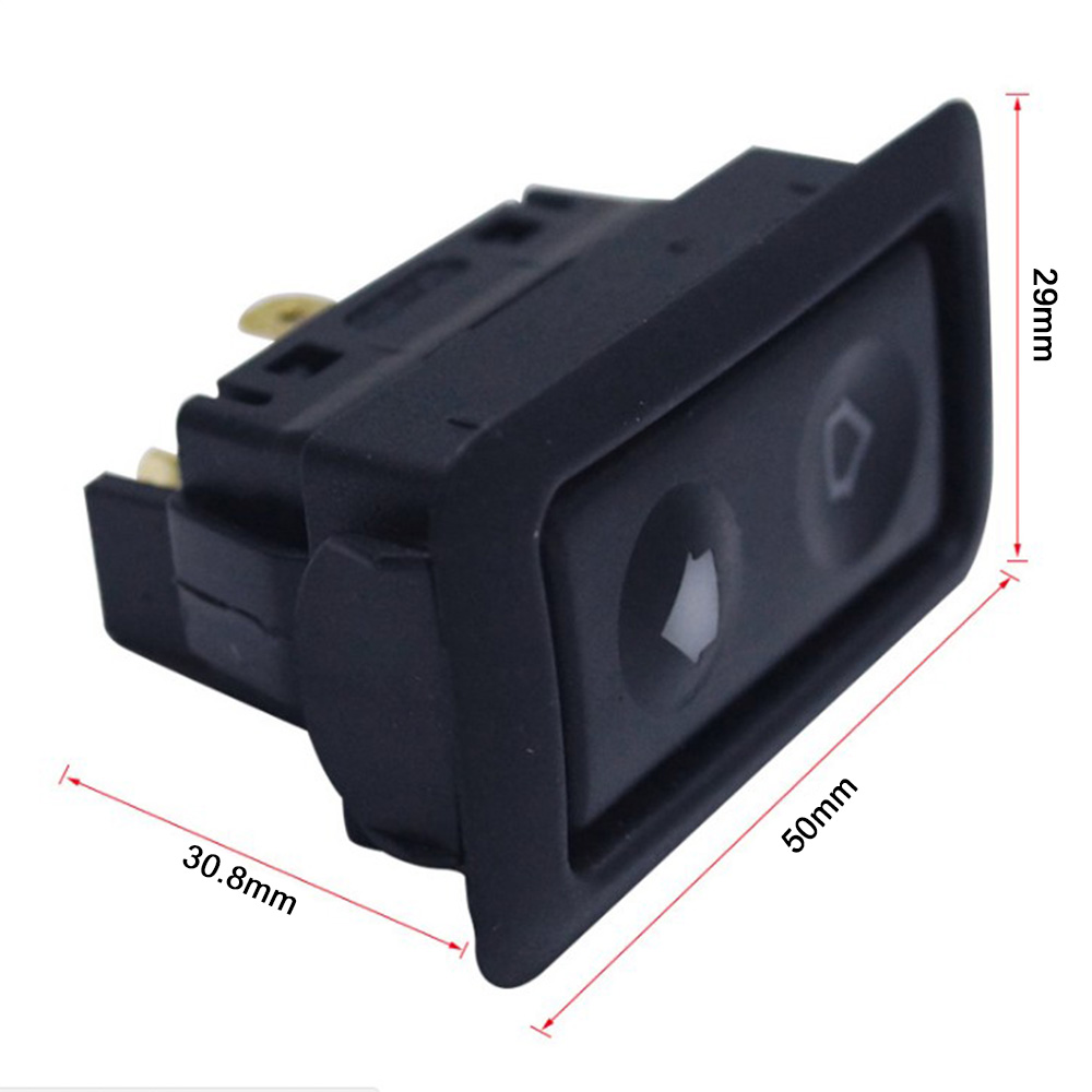 Electric Power Window Switch Button For All Autos with Green LED Light Car Button Switch 12V/24V Car Accessories
