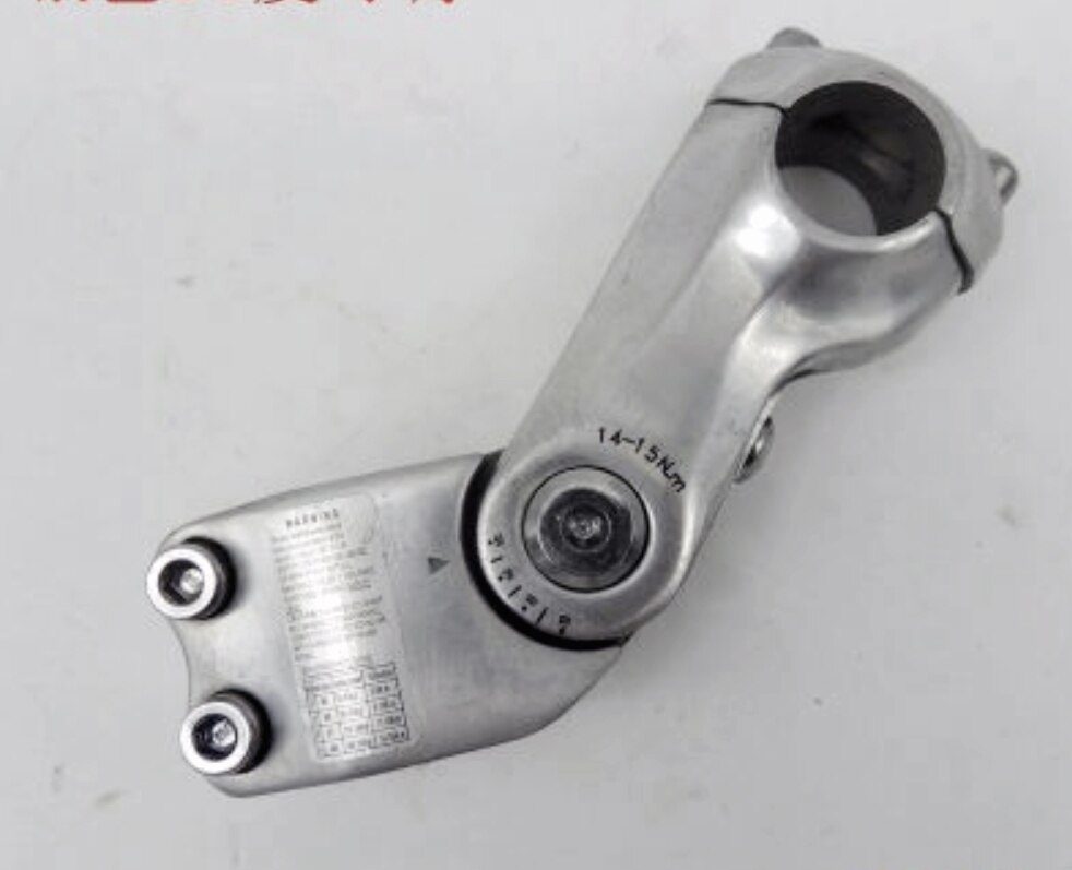Bicycle Handlebar Stem Ultralight MTB Road Bike 25.4/31.8mm Adjustable Bike Stem 3D Aluminium Alloy: Sliver A 25.4mm