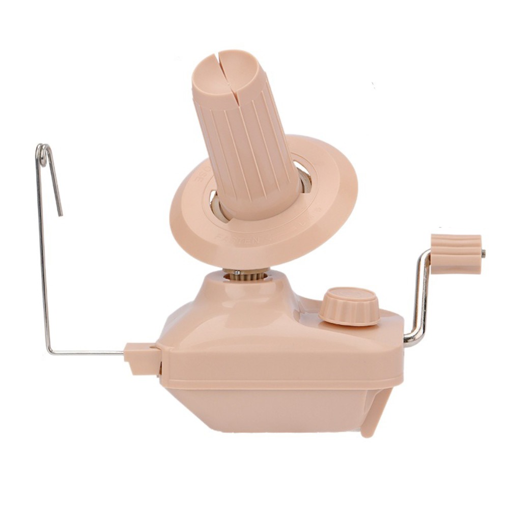 Kabelhaspel Handbediende handmatige wollen balhaspel Swift DIY Handheld Winder Machine Plastic draagbare garenhaspel Kronkelende: Donker Kaki