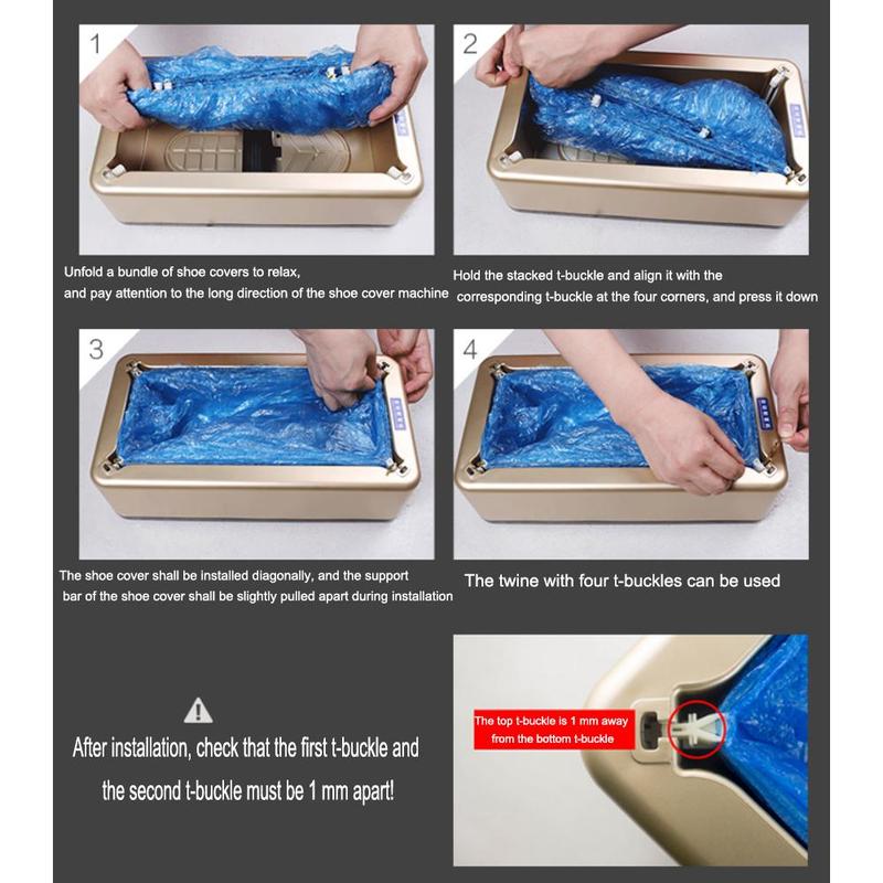 Automatic Shoes Cover Machine Household Stepping Disposable Film Dispenser Maker Smart Shoe Machine Cover Shoe Booties Shoe