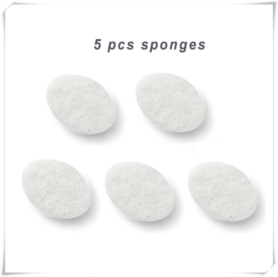 Msjo conjunto de escova para banheira, conjunto com escova para limpeza de azulejo, banheiro, esponjas de limpeza, cabo longo, furacão, esponja de limpeza: 5pcs sponges