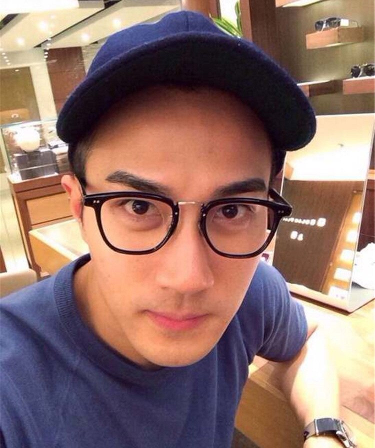 Clear Lens Glasses Men's Glasses Frame Square Optical Eyewear Retro Transparent Myopia Prescription Eyeglasses Frame
