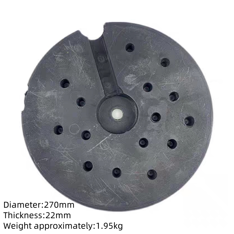 Desk lamp floor lamp base weight block chassis weight block bottom support weight block DIY lamp fixture fixing accessories: Red