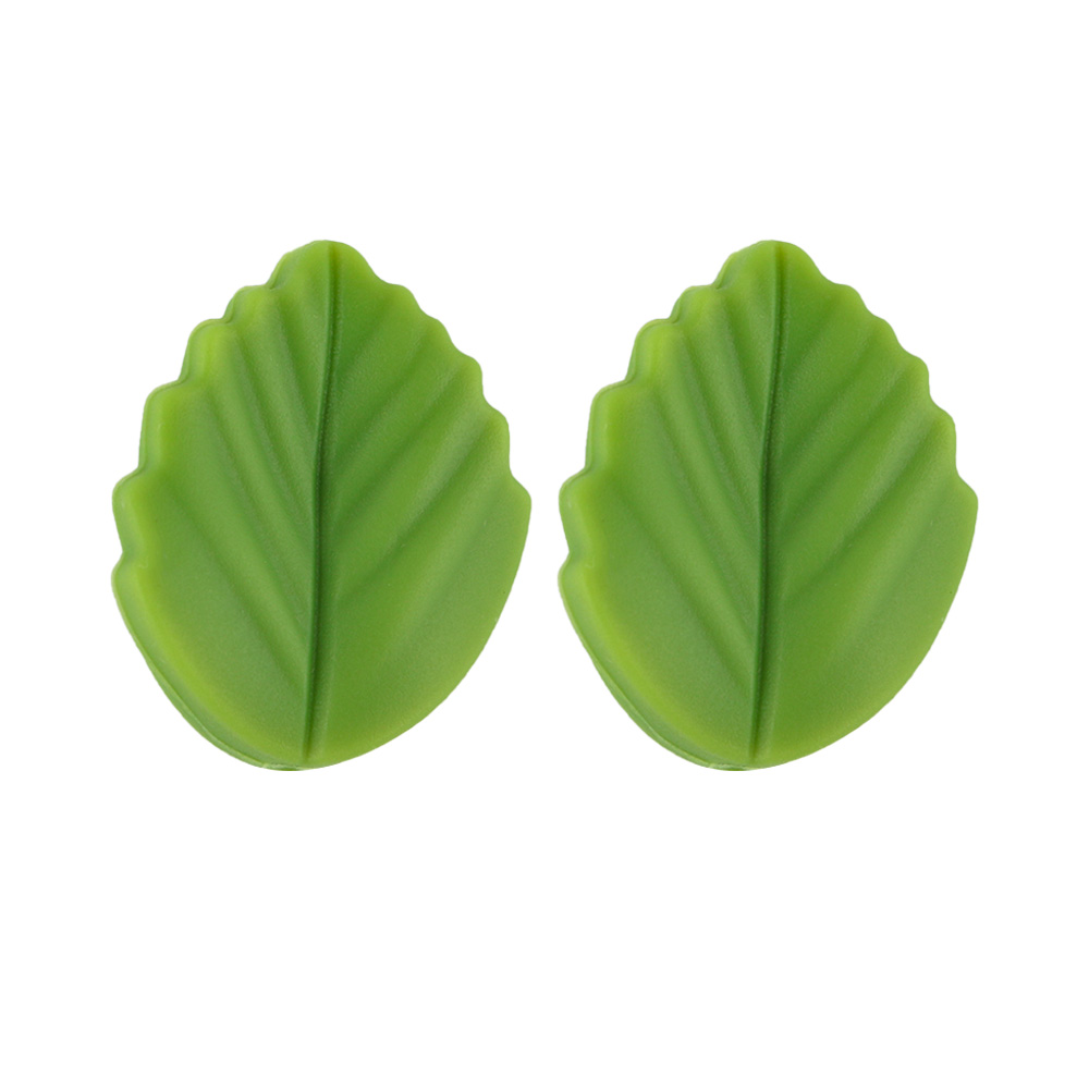 Sunrony 10 Stück Mini Blatt Blume Silikon Perlen für Schmuckherstellung Lebensmittelqualität DIY Schnullerkette Halskette Zubehör Babyspielzeug: Lila