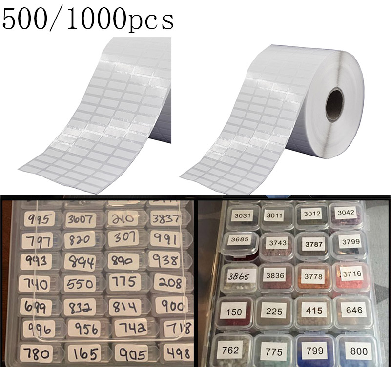 500 Pcs/Volume Stickers Classificatie Opslag Onderscheiden Label Stickers Diamant Schilderij Accessoire Borduurwerk Gereedschappen