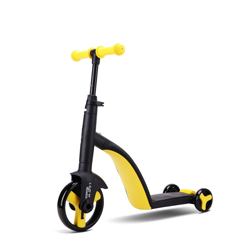 TF3-1 Kinderen Voet Scooter 3 In 1 Functie Kick Board Scooter Balans Fiets Pu Wiel Opvouwbare Baby Driewieler Verjaardag