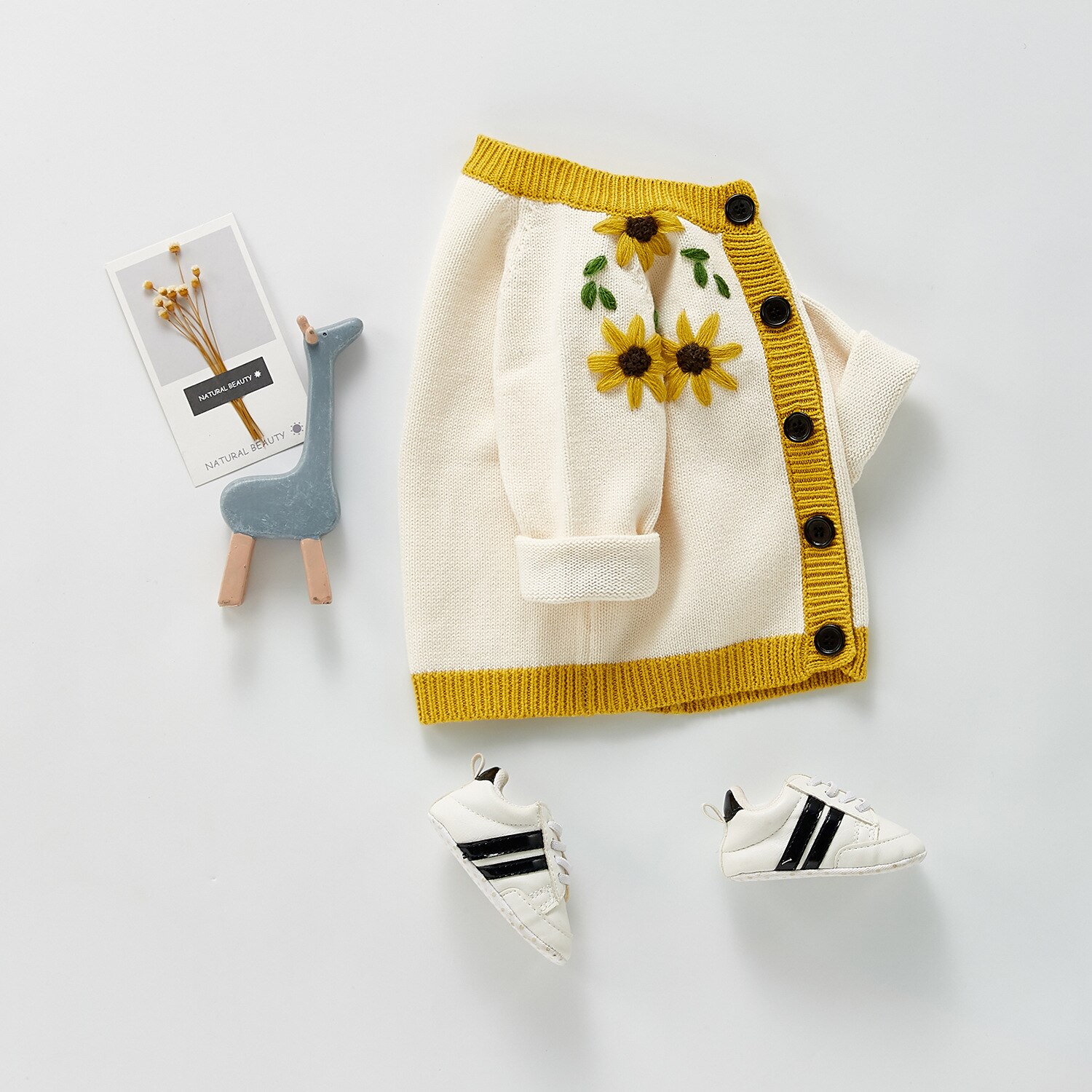 Baby Trui Bloem Borduren Pasgeboren Meisjes Truien Vesten Herfst Peuter Jongens Truien Jassen Winter Kinderen Gebreide Tops