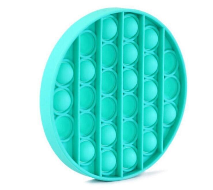 Stress Relieve Toys Bubble Popping Game Push Fidget Sensory Toy Funny Adult Kids Toys Silicone Autism Special Needs Families: green