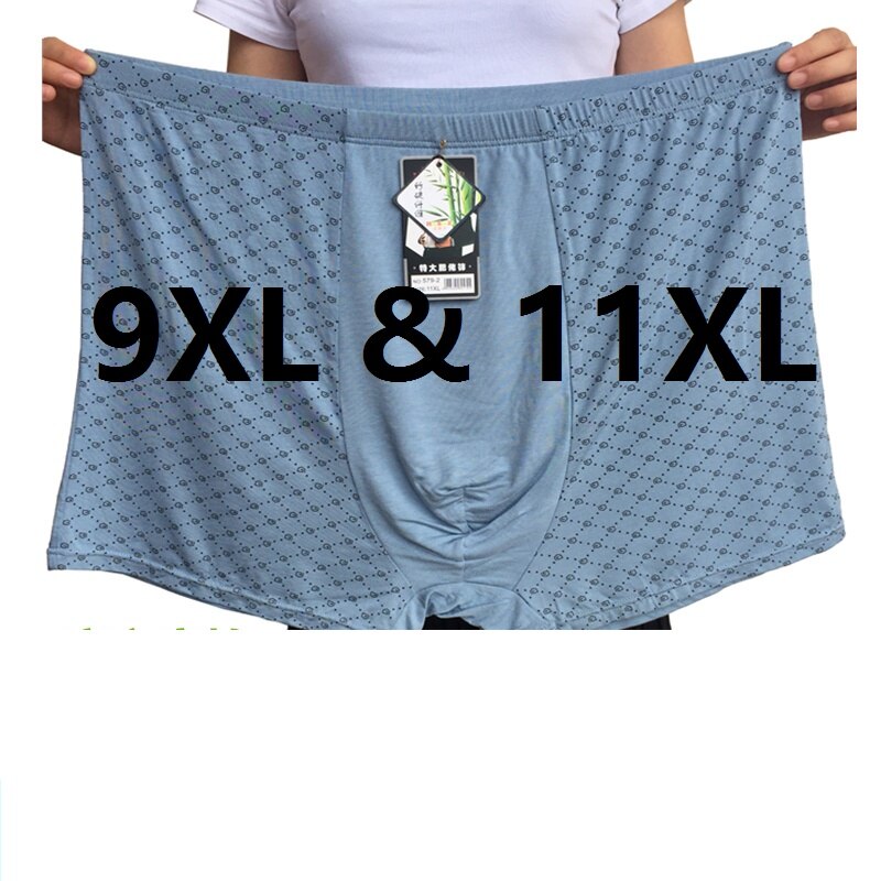 9XL&11XL 5Pcs\lot Underwear Soft Boxers Bamboo Fiber Boxer Men Print Boxers Shorts Plus Size Boxers Mens Underwear