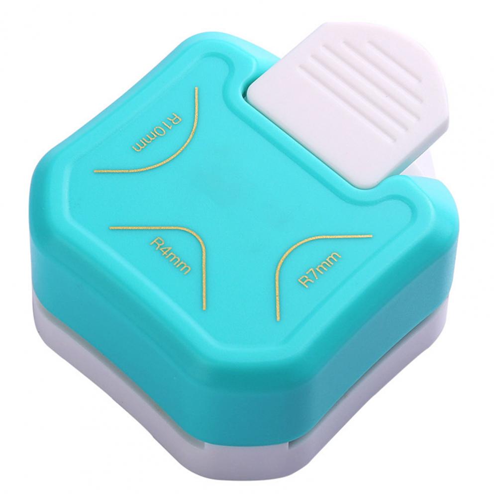 R7/4/10 3 In 1 Corner Punch Practical Sturdy Curved Trim Cutter for Office Corner Punch Practical Sturdy Curved Trim Cutter