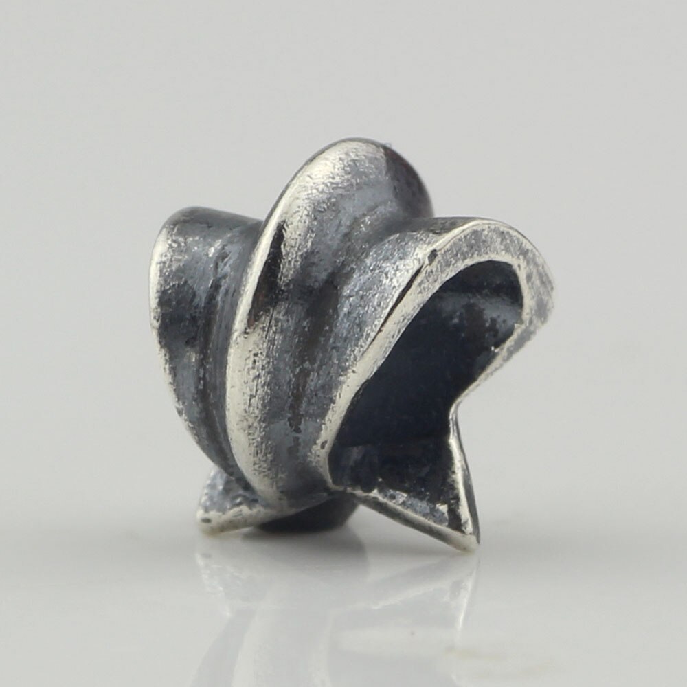 Authentieke 925 Sterling Silver Star Charm Bead Past Europese 3.0Mm Armband Sieraden