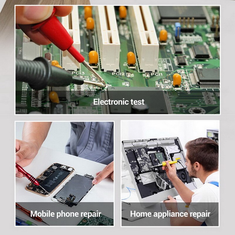 AC/DC Voltage Tester Current Resistance High Quanlity Clamp Meters 1Pcs MT87 Clamp Meters LCD Digital Multimeter Measurement