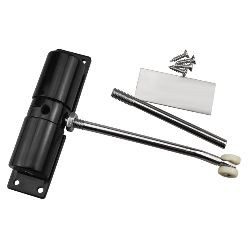 Simple light spring door closer spring adjustable door closer automatically closes fire door hardware