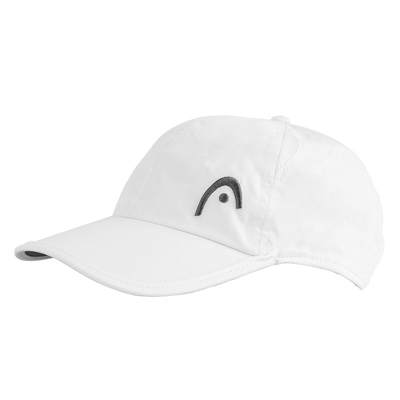 Original Head Tennis Cap With Top Tennis Sports Cap Men Women Sunshade Sun Visor Baseball Hat Breathable Head Tennis Hat Kids: New white