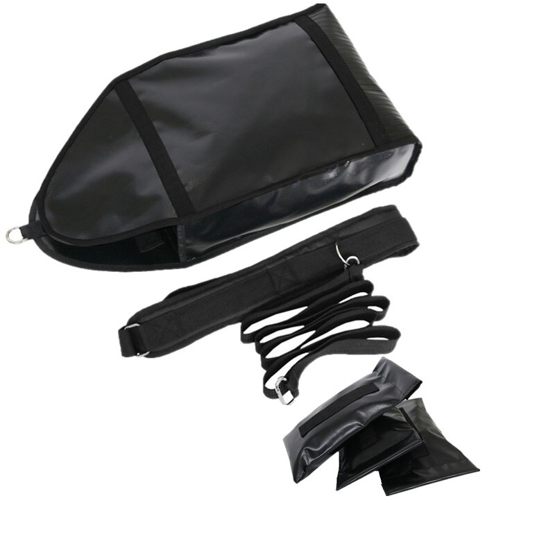 Weight Sled Trainer Adjustable Power Sled SandBag with Belt for Sprinters Fitness Weights Workout Outdoor Sports Gym Equipment: Default Title