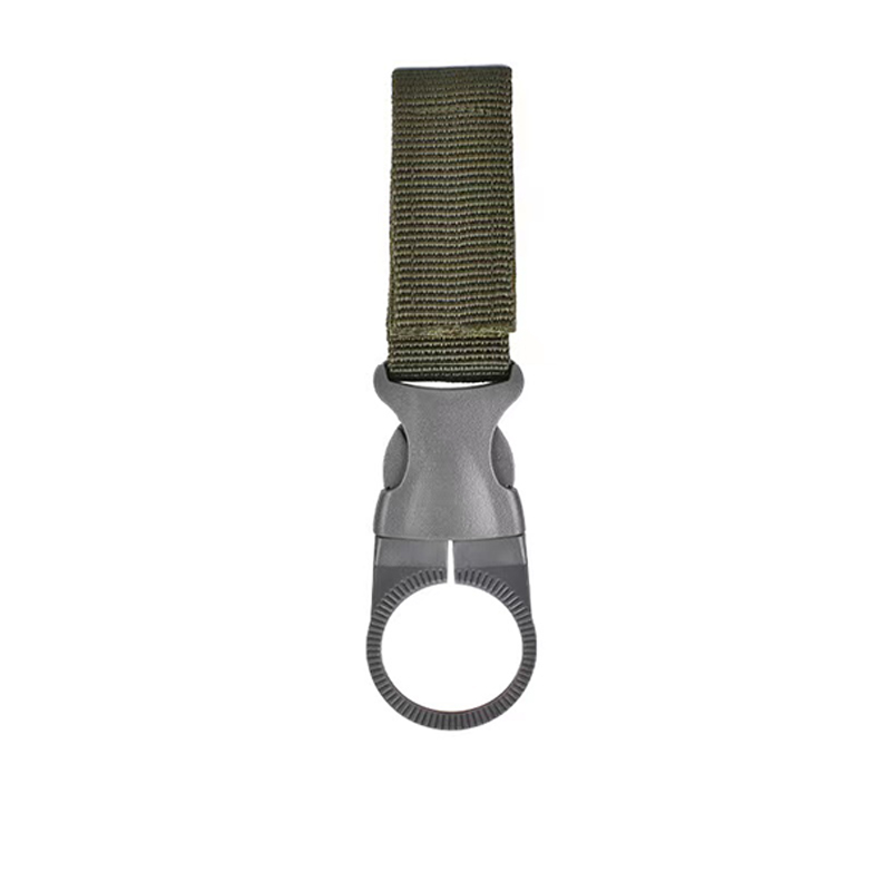 Gesp Haak Waterfleshouder Clip Outdoor Nylon EDC Klim Karabijnhaak Riem Rugzakhanger Kamp Karabijnhaak Riemclip: green