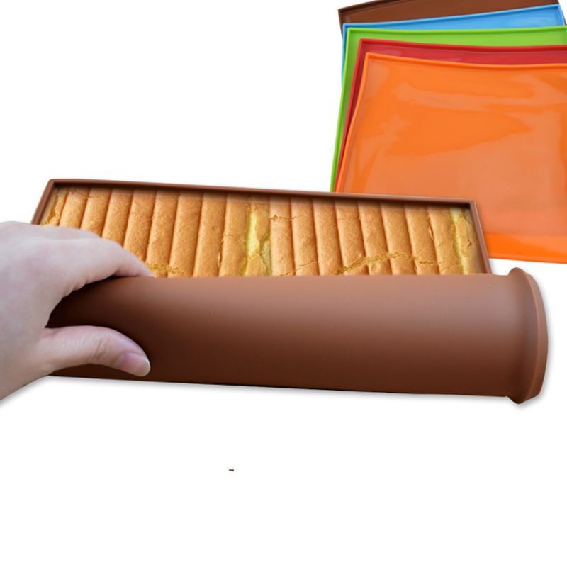 1pc tapis de cuisson antiadhésifs en silicone pour pâtisserie, moule à gâteau, outil de cuisson, accessoires de cuisine