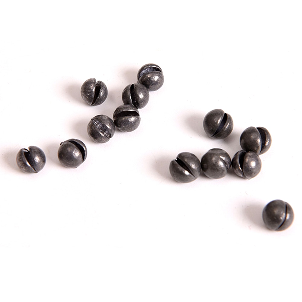 4 tailles rondes pêche plomb ensemble plombs de pêche poids plate-forme de pêche plombs accessoires rond plomb poids taille facultative