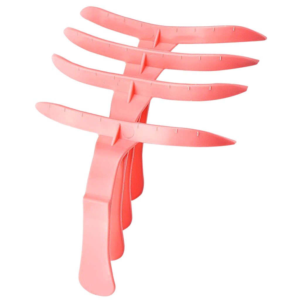 4 Patterns Microblading Eyebrow Shaper Template Stencil Ruler Permanent Tool