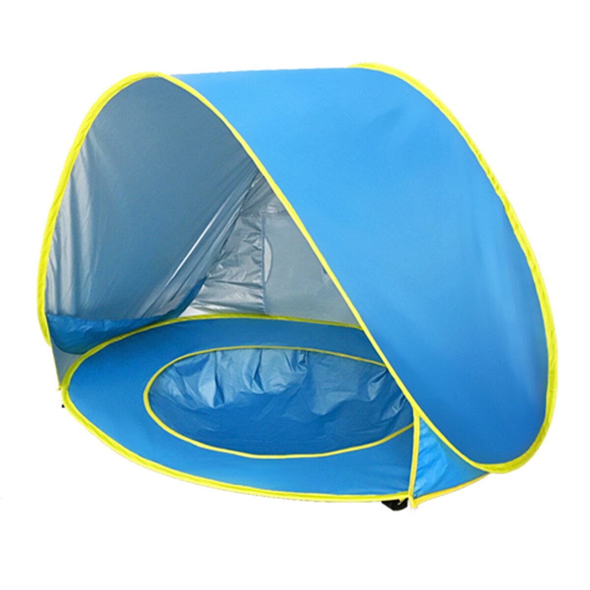 Outdoor Indoor Baby Beach Tent Children Waterproof sun Awning Tent Kid Camping Sunshade BeachUV-protecting Sunshelter with Pool: Blue