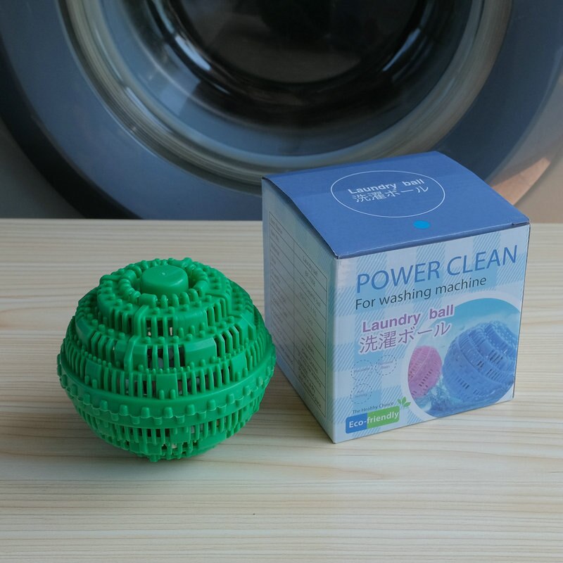 Eco Mehrweg Wäsche Reinigung Ball Magie Anti-wicklung Waschen Ball Maschine Waschen Washzilla Anion Moleküle Reinigung Werkzeuge: Grün