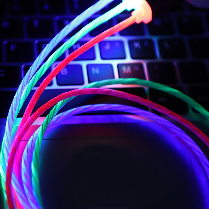 Magnetische Led Licht Kabel Snel Opladen Magneet Micro Usb Type C Kabel Honor 20 10 8X Oplader Voor Iphone X samsung S8 S10 A50 A70