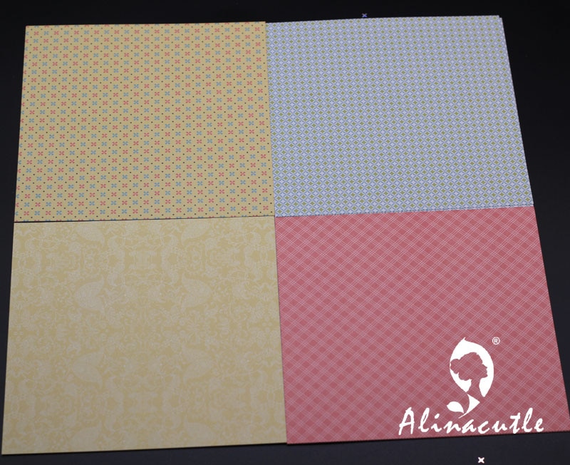 AlinaCraft 24 sheets 6"X6" patterned paper hoppy day Scrapbooking paper pack handmade craft paper craft Background pad