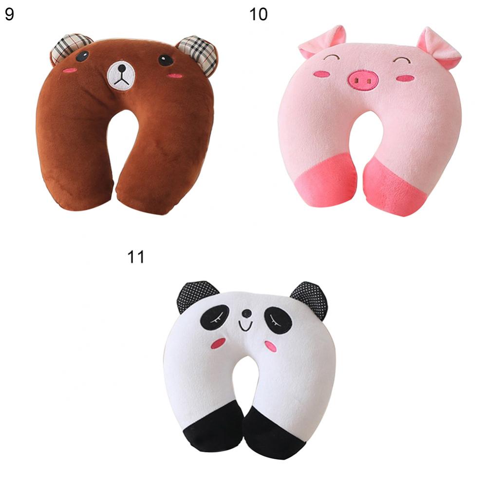 85% Sales Cat Frog Panda Pig U Shaped Neck Support Pillow Travel Flight Headrest Cushion