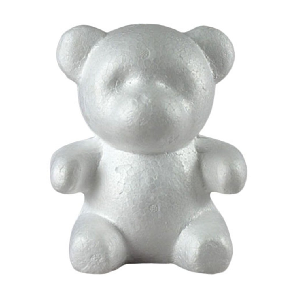 DIY abrazo de burbuja oso modelo de jabón flor Clavel oso Rosa modelo molde de personalidad oso modelo: 15cm
